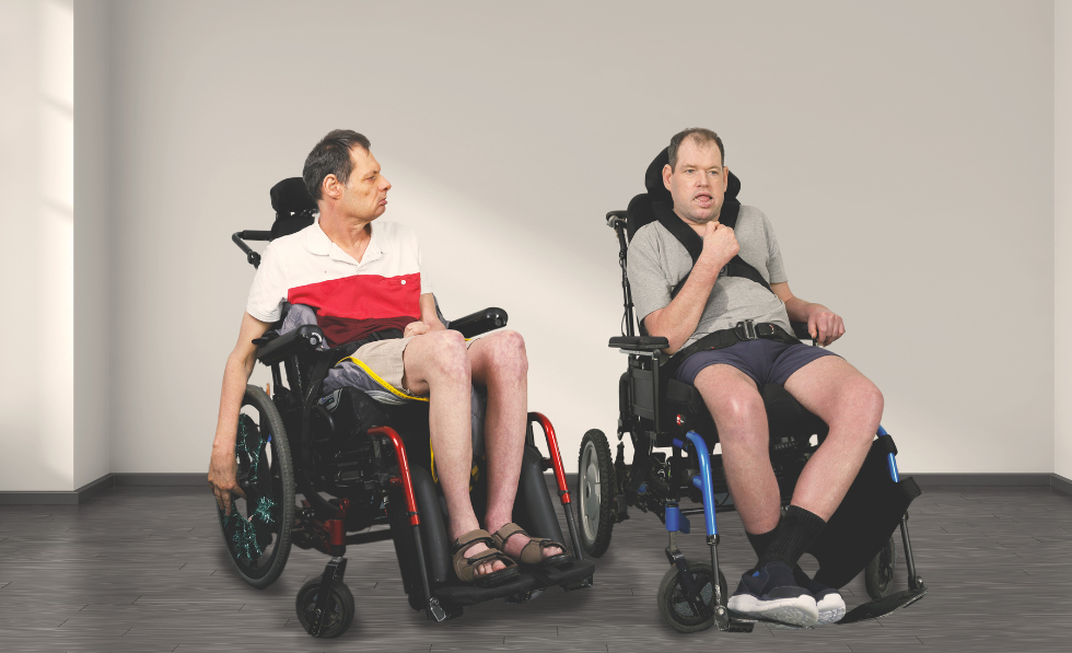A long-awaited reunion: Brothers Adam and Bradley… | Yooralla